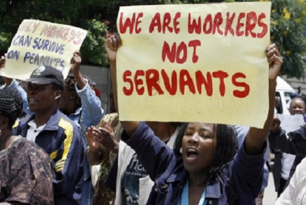 'Give Us Our FULL Salaries Or We Will Toyi-Toyi'